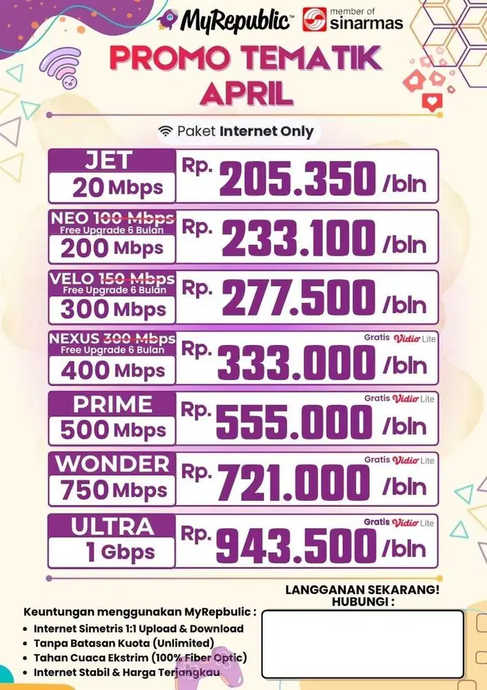 Pemasangan WiFi Internet Murah