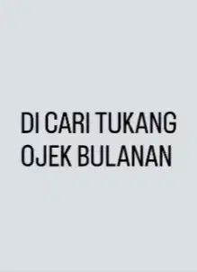 OJEK BULANAN JAKARTA BARAT