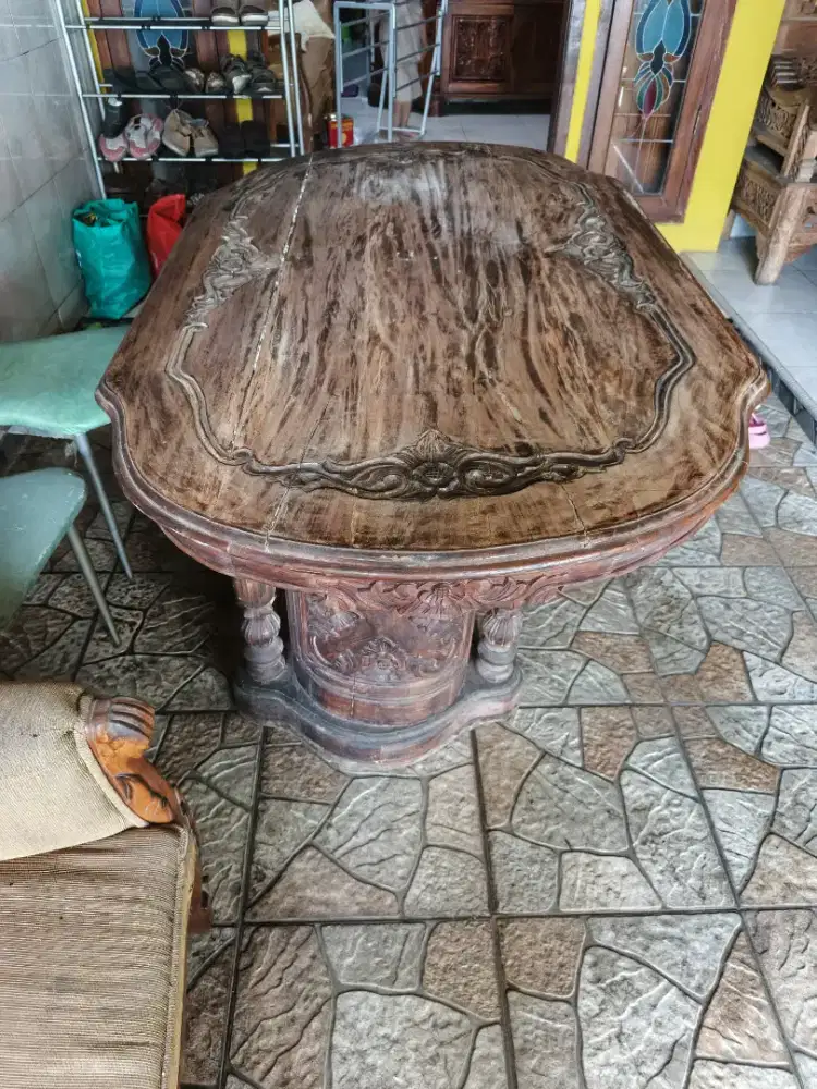 Meja makan Ukuran Jati