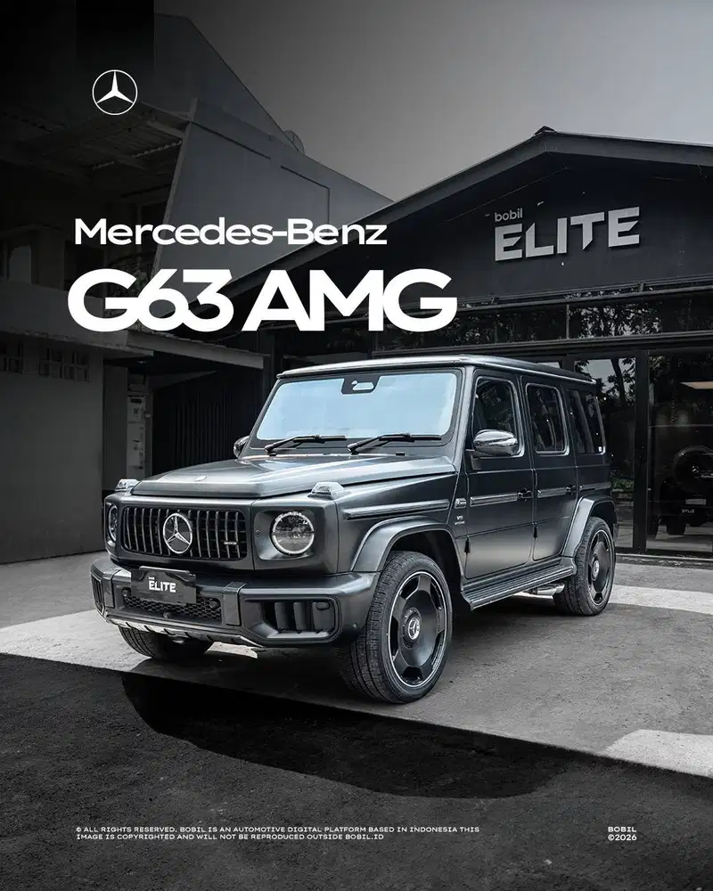 NIK 2026 Mercedes Benz G63 AMG Carbon Edition Magno Black