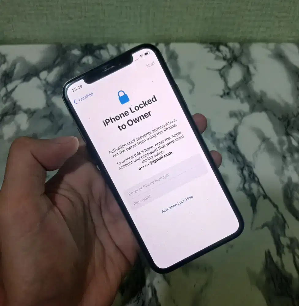 Iphone xs 256gb all operator stuck lupa sandi icloud