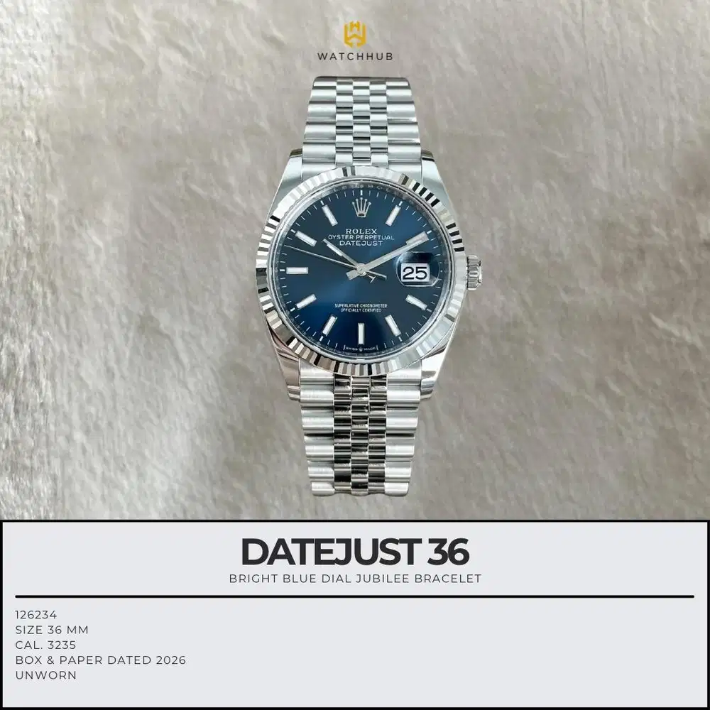 Rolex Datejust 36 Blue 126234