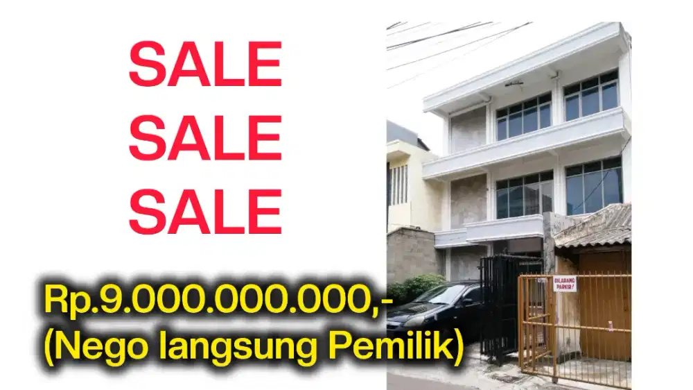 [FOR SALE] Gedung Kantor Strategis di Kramat Kwitang-Jakarta Pusat