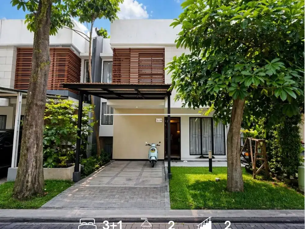 Rumah Furnished Siap Huni Dengan Letak Strategis di BSD City