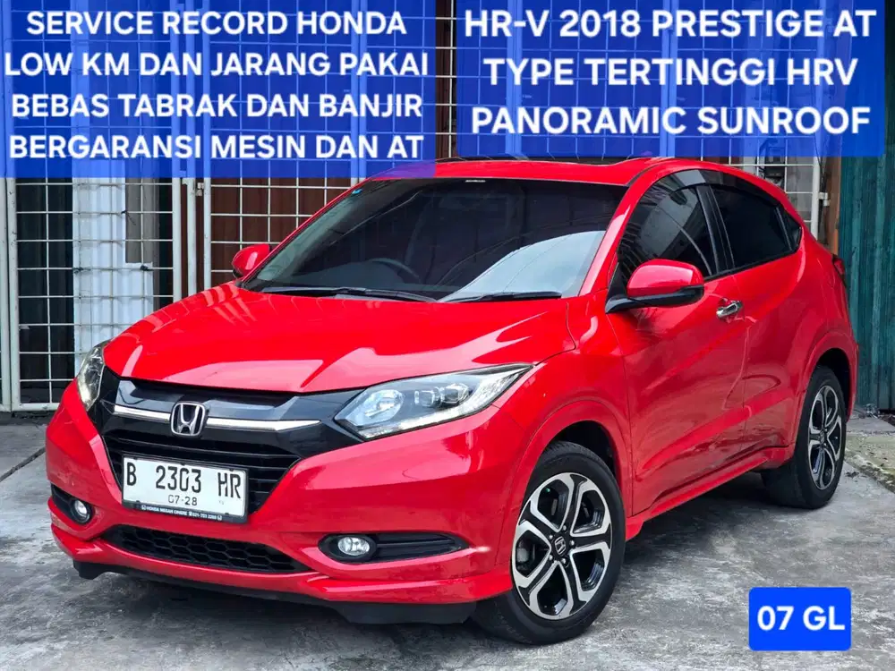 Honda HR-V 2018 Prestige HRV AT Automatic Model 2017 E 2016 Merah