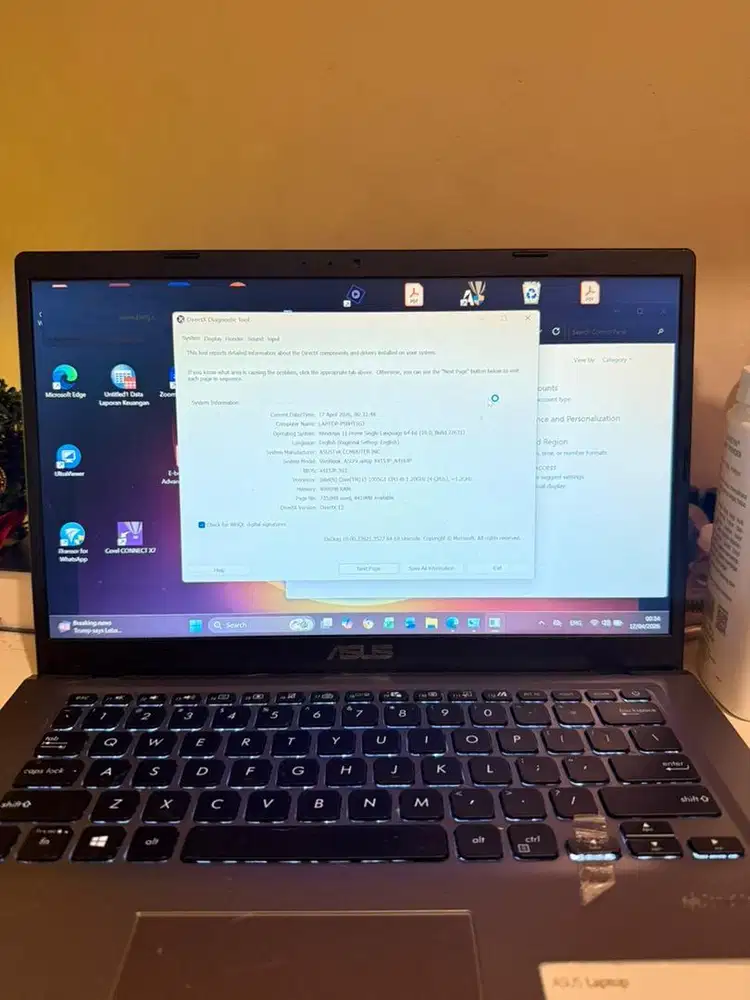 Jual laptop vivobook ASUS X415JP_A416JP