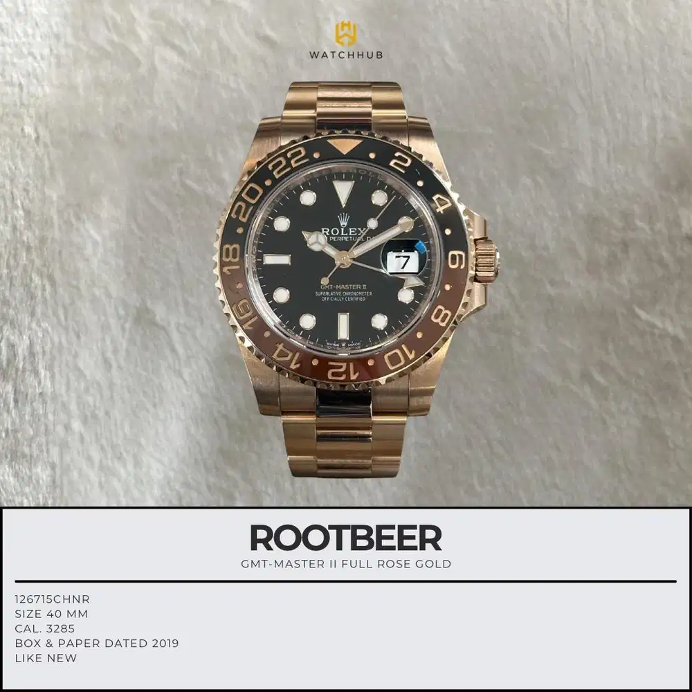 Rolex GMT-MASTER II ROOTBEER 126715CHNR