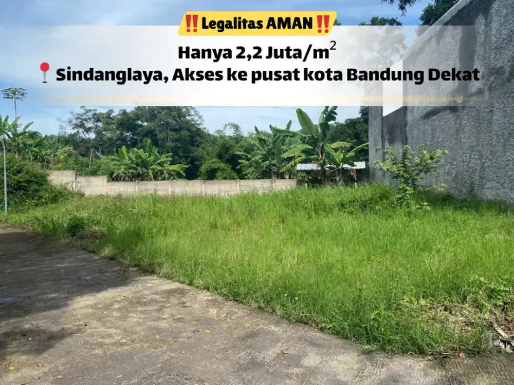 Tanah Strategis Sindanglaya – Dekat Kota Bandung