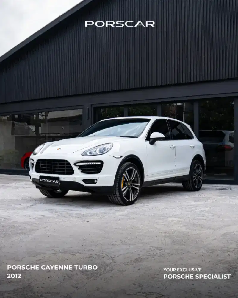 PORSCHE CAYENNE TURBO V8 4.8L PUTIH 2012