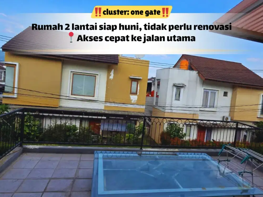 Rumah Strategis Antapani 2 Lantai – Siap Huni + Kitchen Set