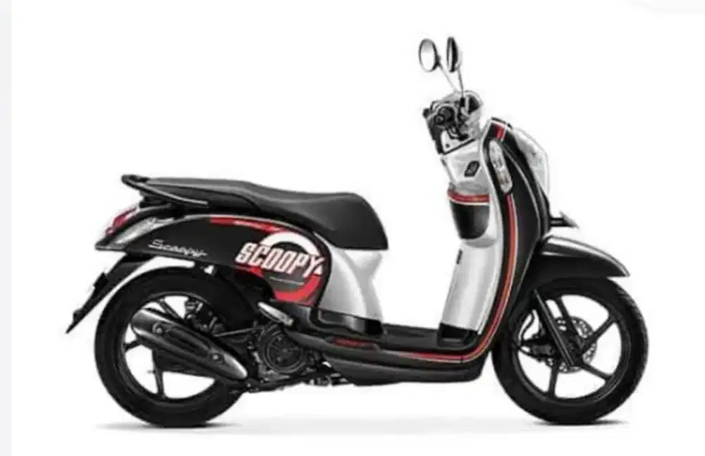 Scoopy hitam putih 2017