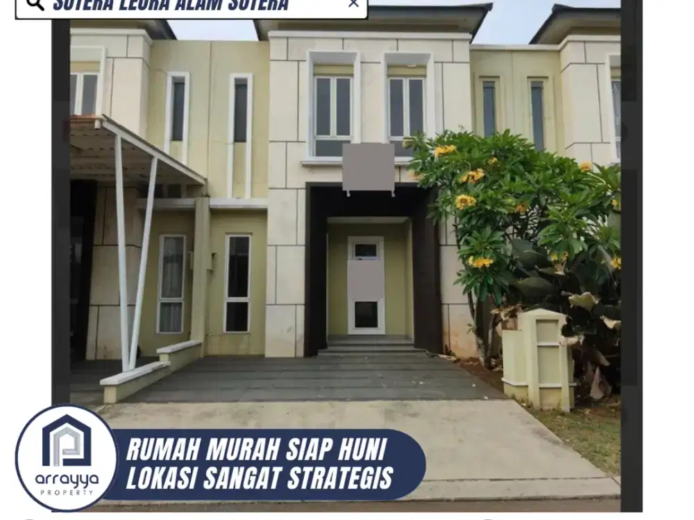 DIJUAL RUMAH SUPER MURAH LOKASI CIAMIK DIDEPAN DI SUTERA LEORA ALAM SUTERA (AR88/MR)