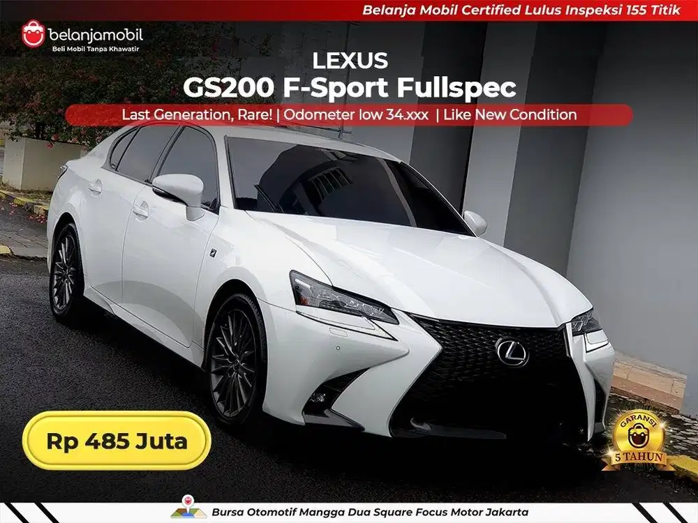 [ LOW KM 34RB ] Lexus GS200 GS 200 F-Sport F Sport Fullspec 2017/2018