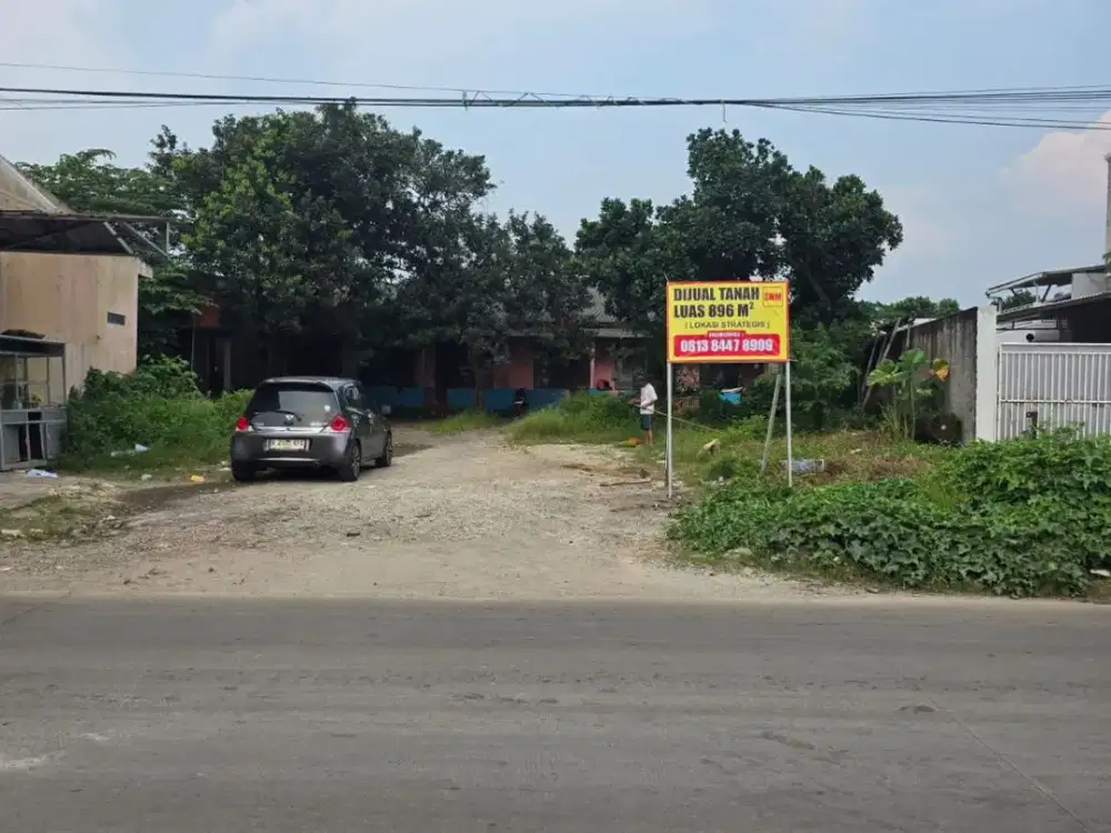 DI JUAL TANAH DENGAN LUAS 896 METER LOKASI STRATEGIS DI JL. ASEM