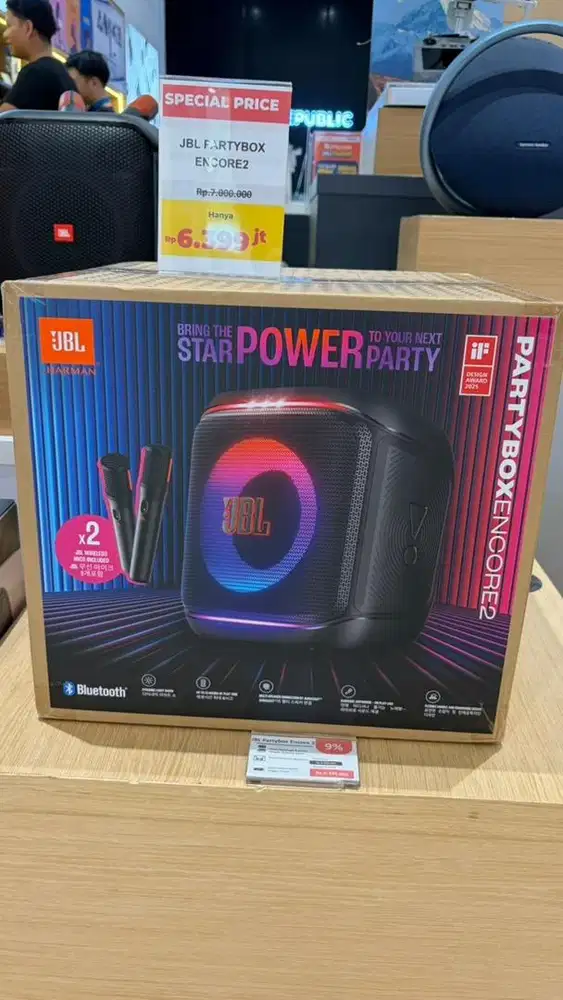 JBL PARTYBOX ENCORE Free 2 MIC