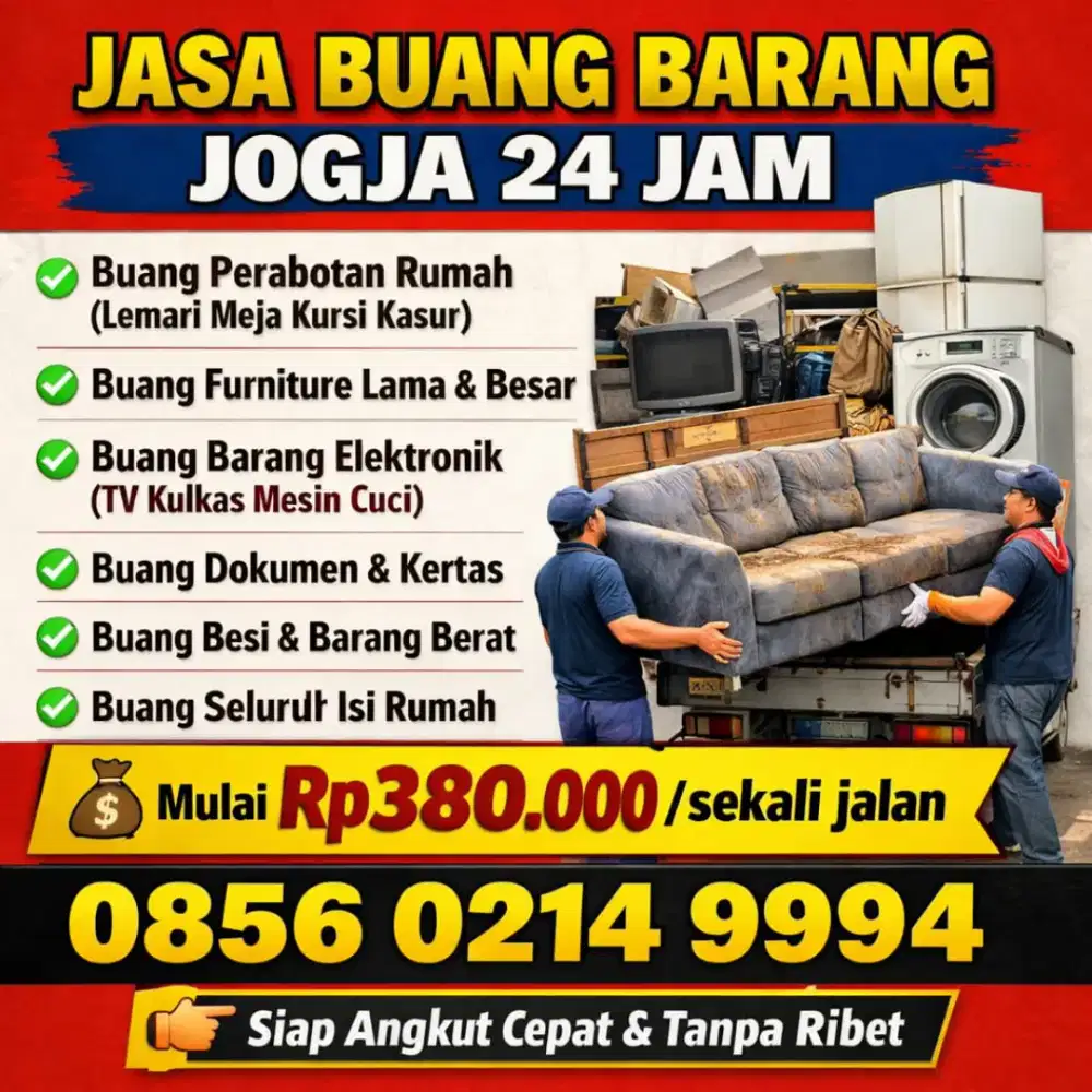 Buang barang barang rumah mewah