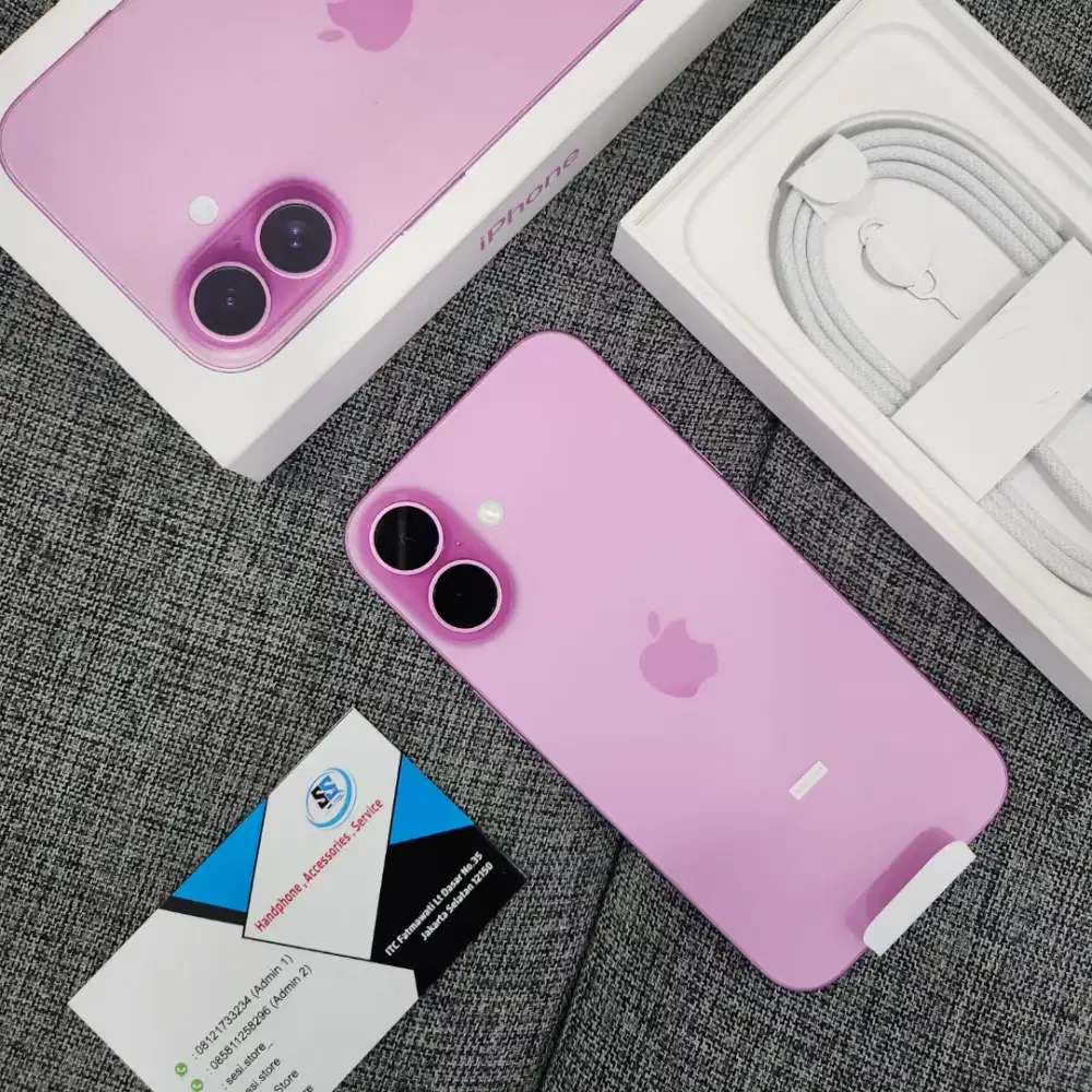 Iphone 16 128gb pink buka segel aja gass !!