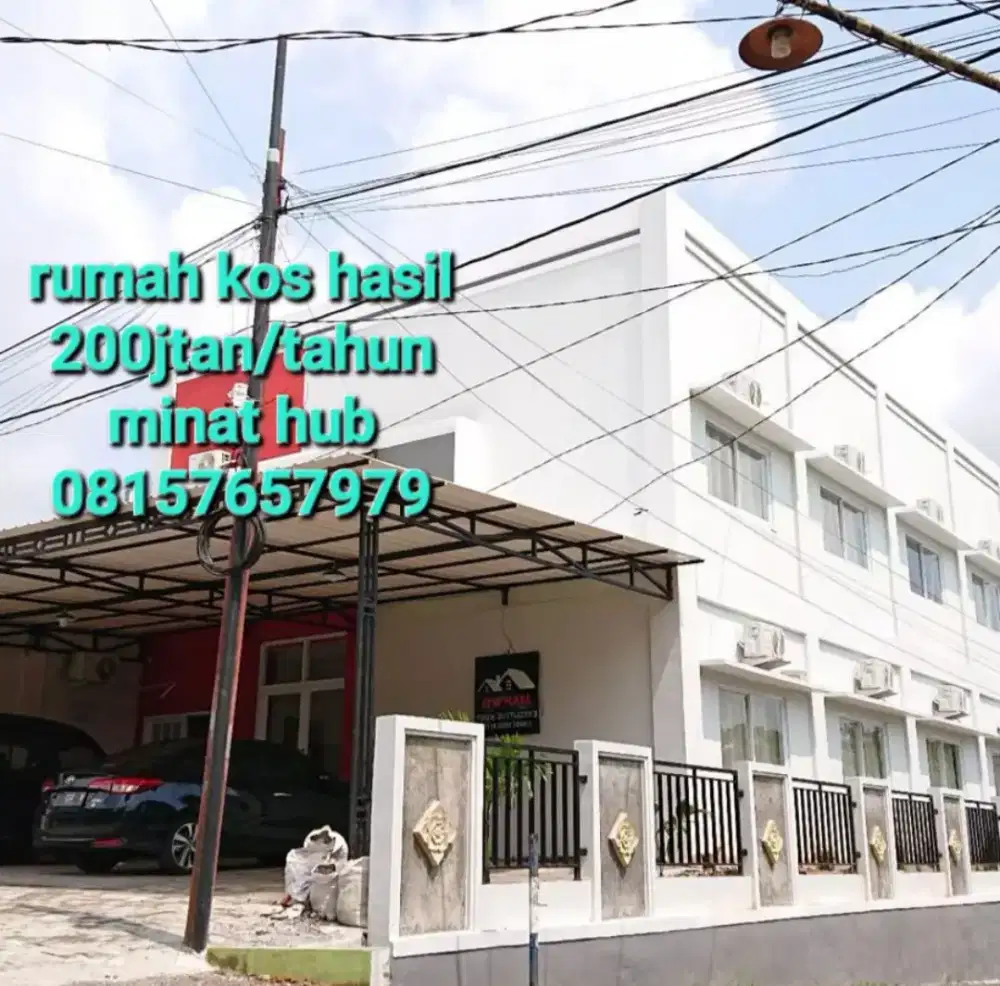 Beli untung Rumah kost dekat kampus unnes unwahas pertahun ±200jtan