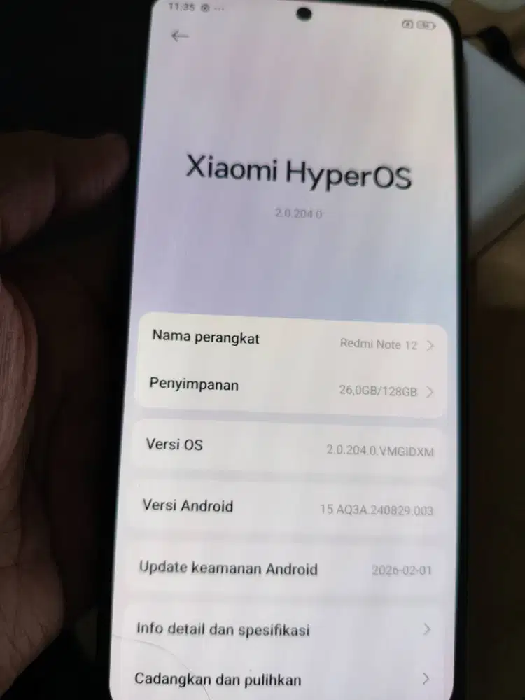 DIJUAL HP XIAOMI REDMI NOTE 12