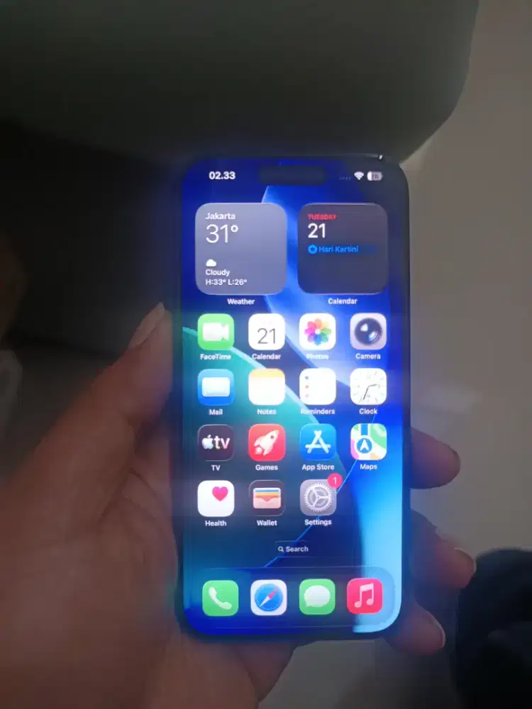 Iphone 15 pro 128 gb black ttnm bh 81 ex ibox mulus jual santai cod on