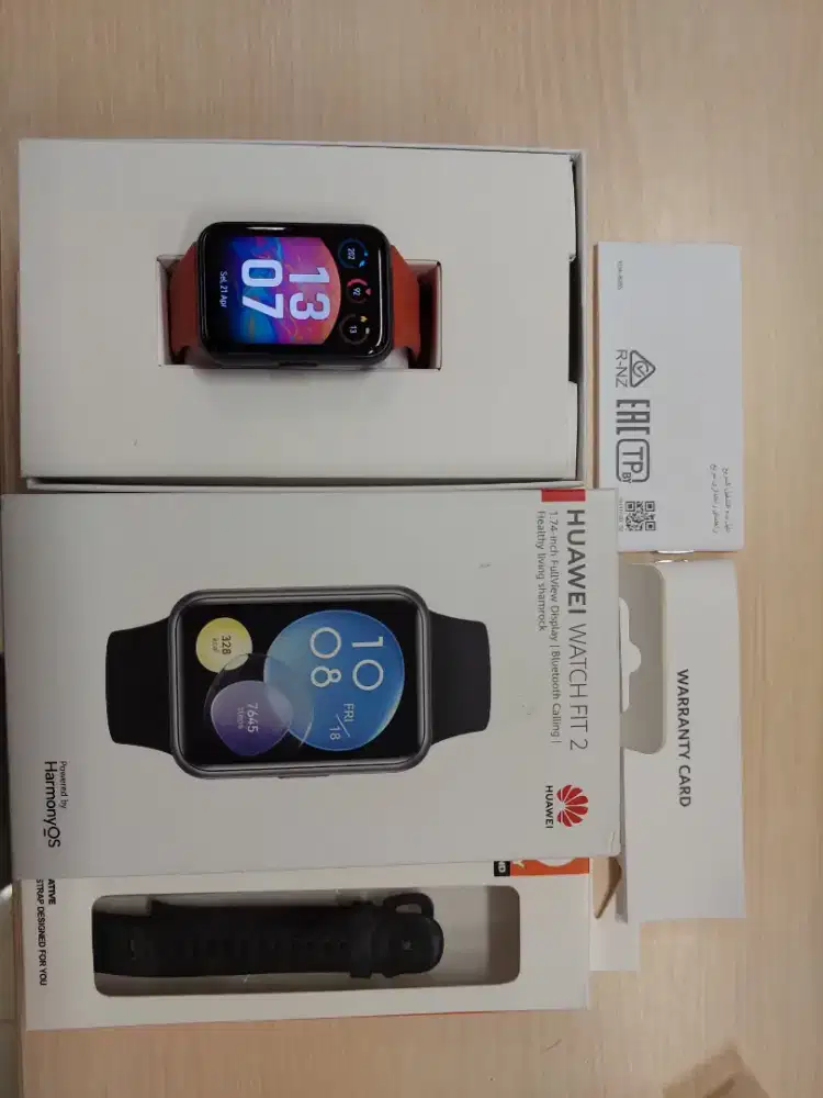 Huawei Smart Watch Fit 2 Black ex Garansi Resmi