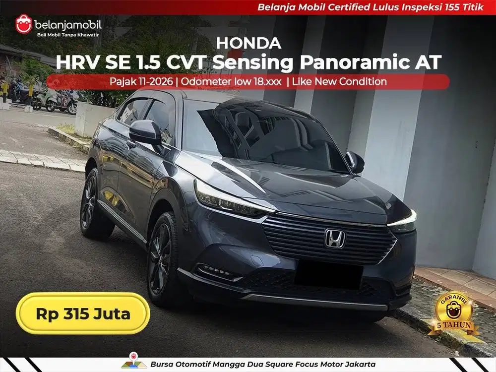 [ LOW KM 18RB ] Honda HRV HR-V HR V SE 1.5 Sensing Panoramic 2023 2024