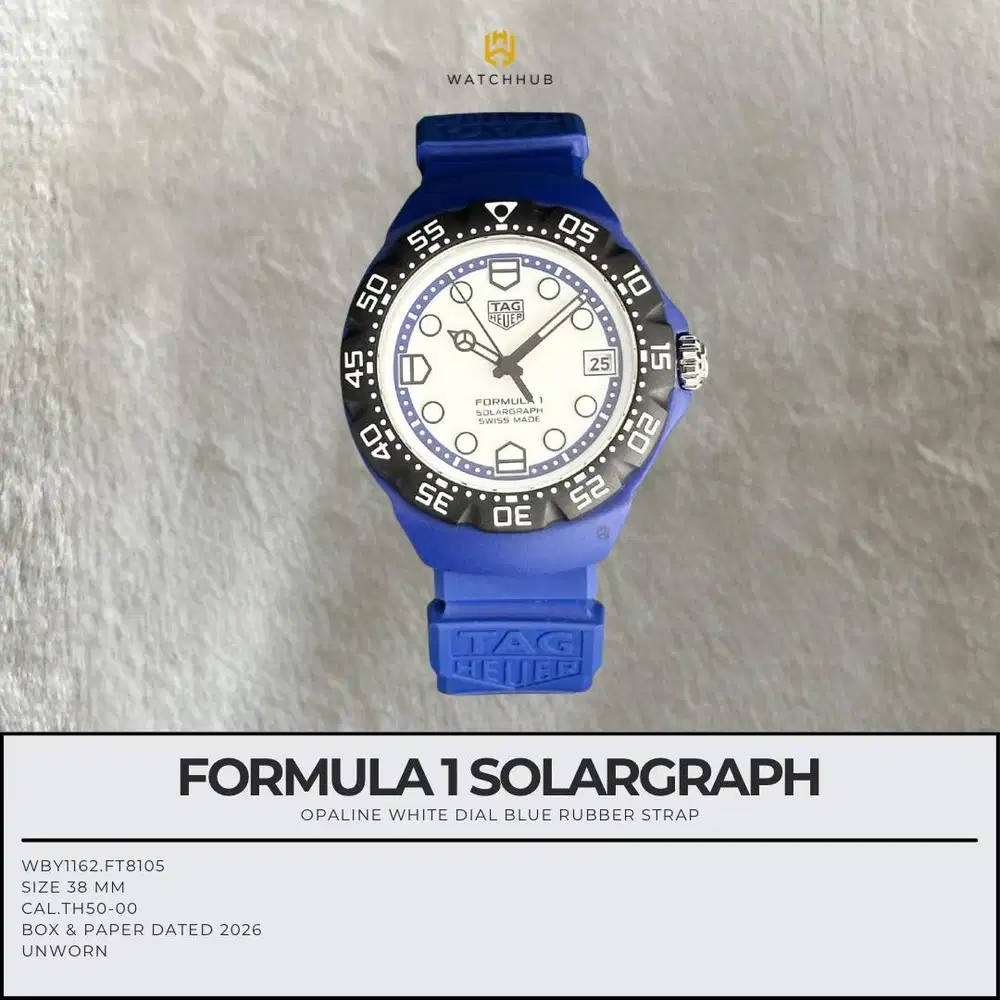 Tag Heuer Formula 1 Solargraph Blue Rubber WBY1162.FT8105