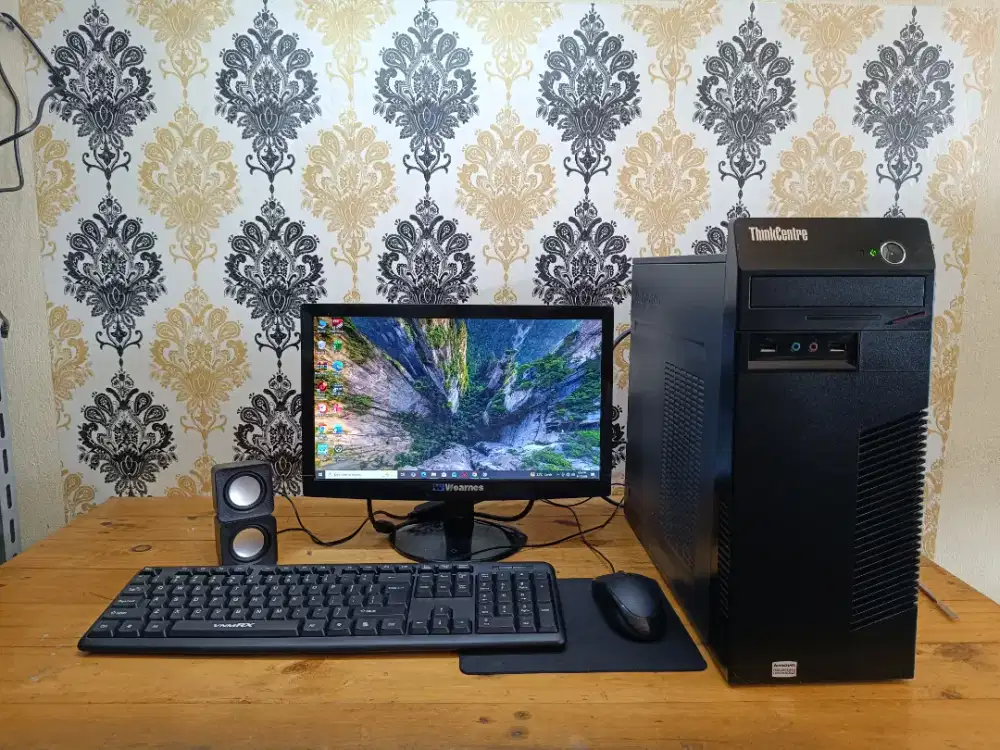 PC FULLSET CORE I5 (4/500GB) LAYAR LED 16 IN KONDISI NORMAL SIAP PAKAI