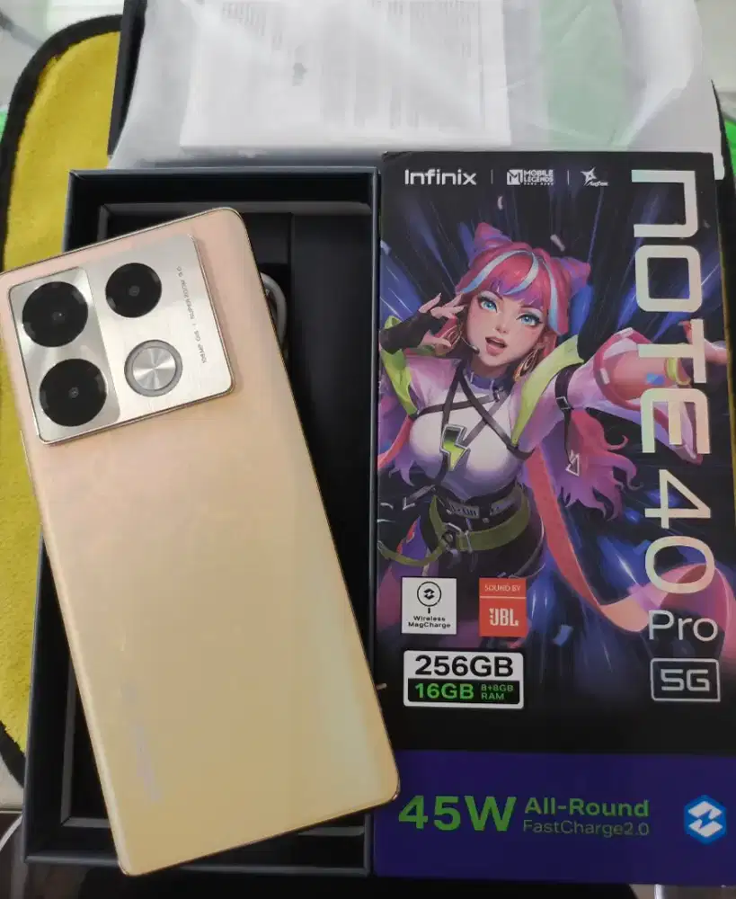 Infinix Note 40 Pro 5g Nfc ram 8/256 lecet pemakaian