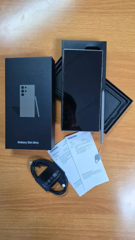 Samsung Galaxy S24 Ultra 512GB Titanium Grey – Fullset + 2 Case