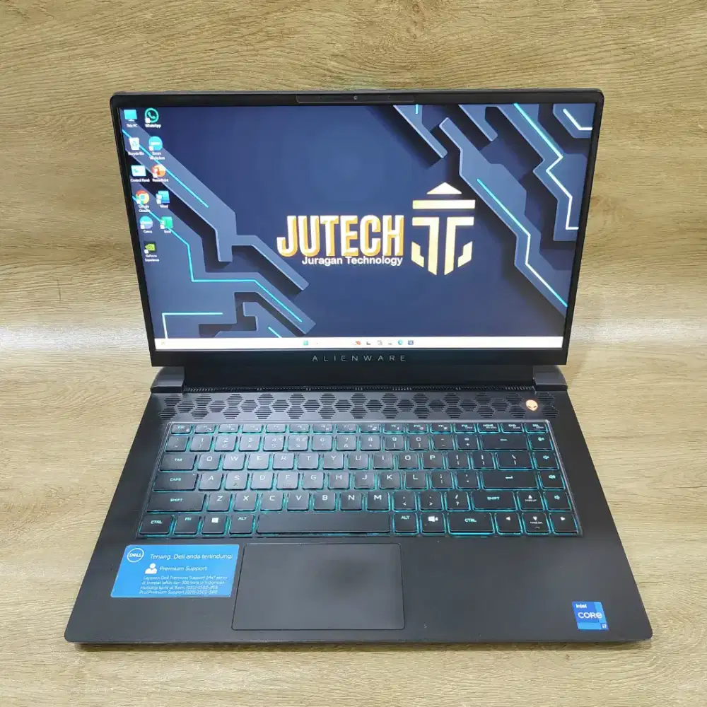 Laptop Gaming DELL ALIENWARE Core i7 Gen 11 Dual VGA Ram 32GB  bonus