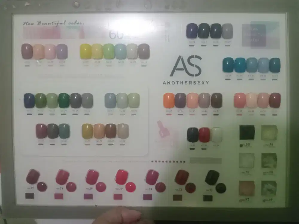 Dijual paket nail art gel polish+lampu uv