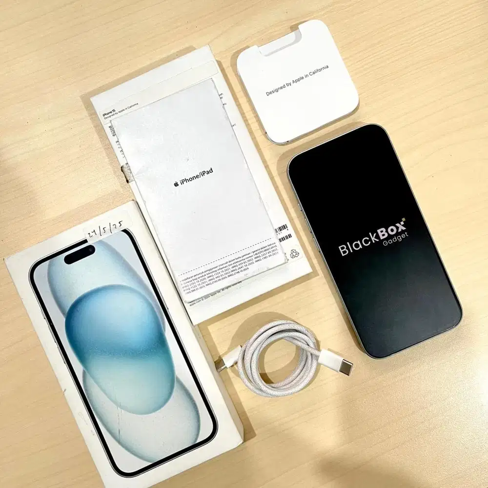 iPhone 15 128 GB IBOX like new bh 100 garansi bisa Tukar Tambah