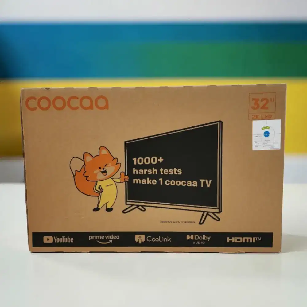 Smart TV Coocaa 32 inci - kondisi BARU segel