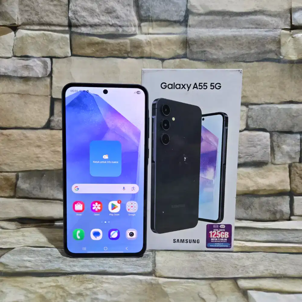 Samsung Galaxy A55 5G 8/256 Navy Fulset segel mulus 98%