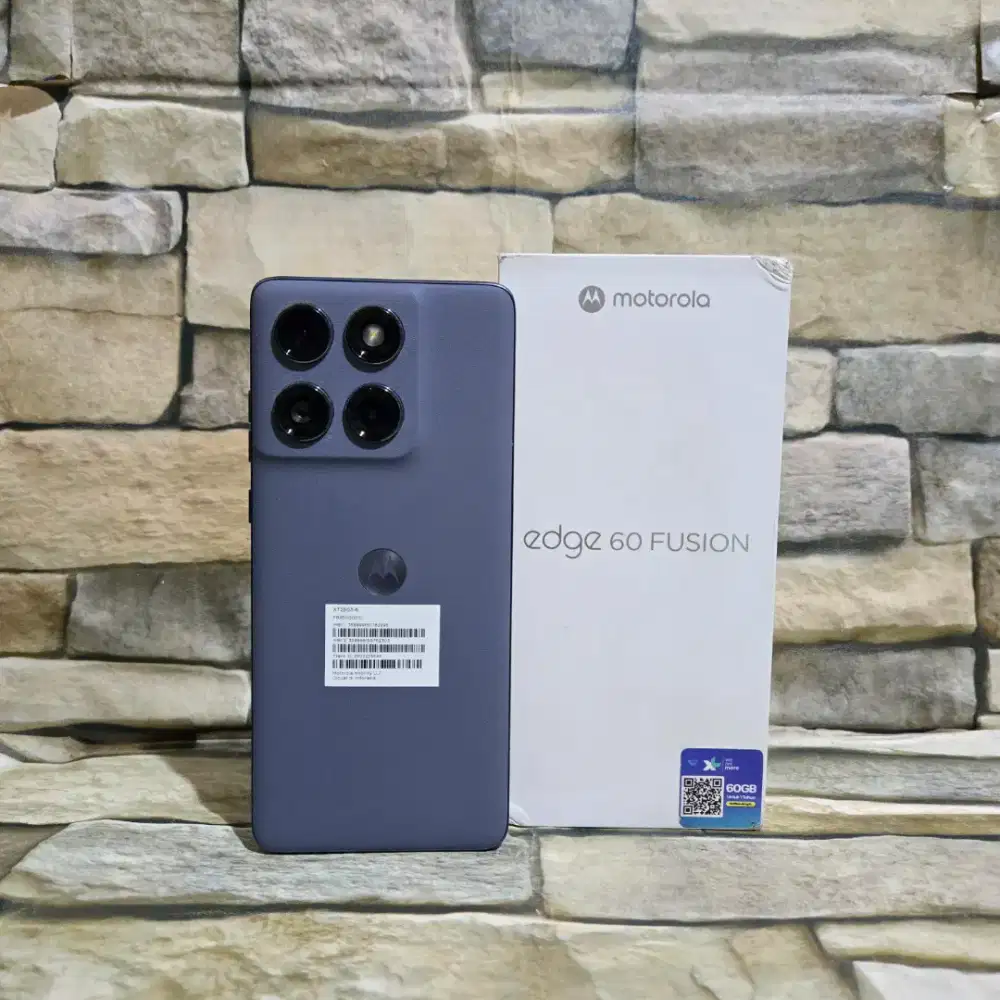 Motorola edge 60 Fusion 12/256 Fulset charger tidak ori segel mulus