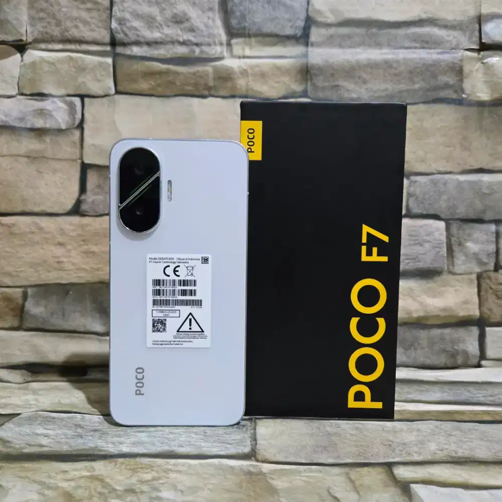 Poco F7 12/512 White Fulset segel mulus 98% Garansi panjang