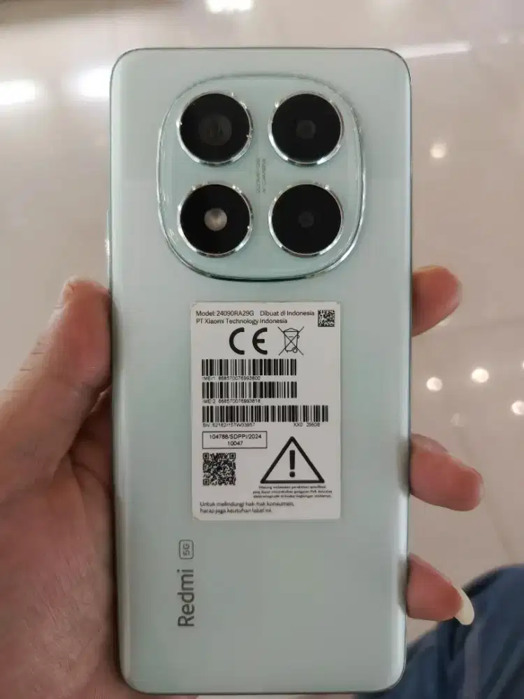 Xiomi redmi Note 14 Pro 5g Nfc ram 8/256 mulus dan garansi panjang