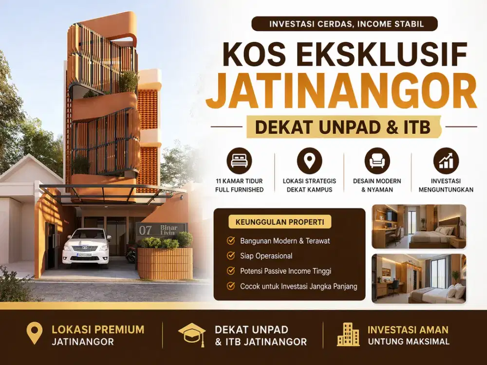 Kost 11 Kamar Dengan ROI 9,7%