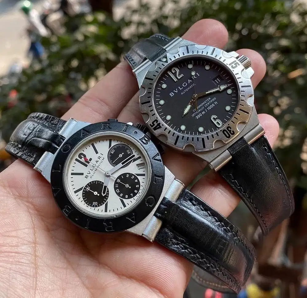 2 Pics Jam Tangan Bvlgari (Bvlgari AC 38 TA & Bvlgari SD 40 S)
