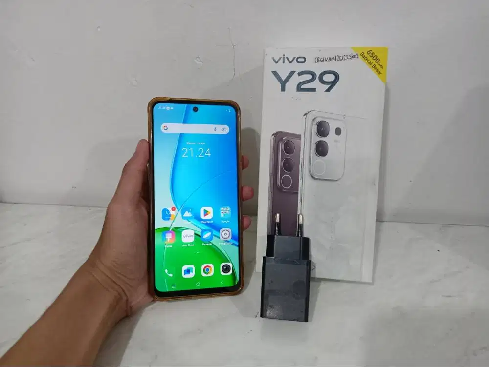 Vivo Y29 Snapdragon 685 RAM 6+6/ROM 128 Fullset Kamera ON