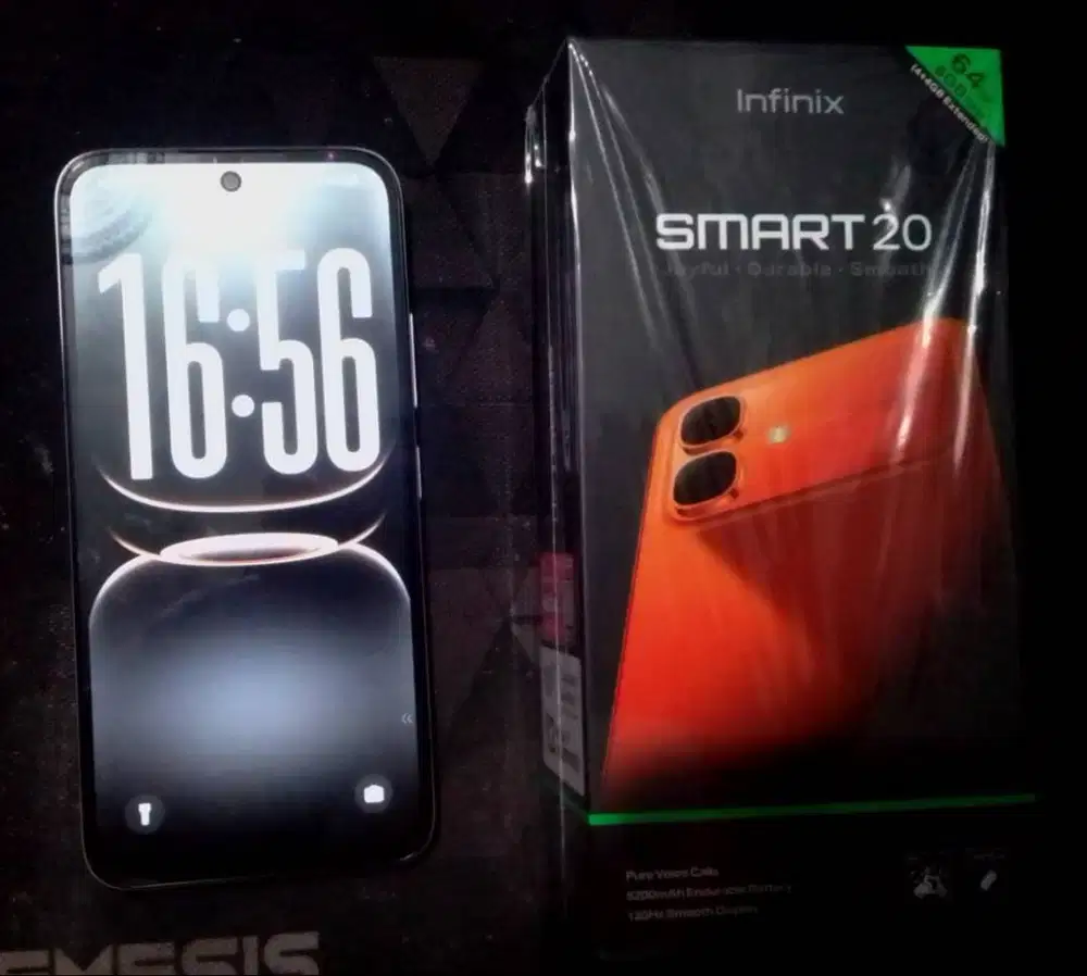 Infinix Smart 20 4/64GB Polaris Titanium Blm 1 Minggu