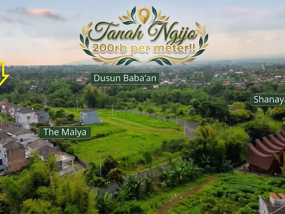 Cuma 200rb per meter! Area GPA Ngijo Karangploso Malang