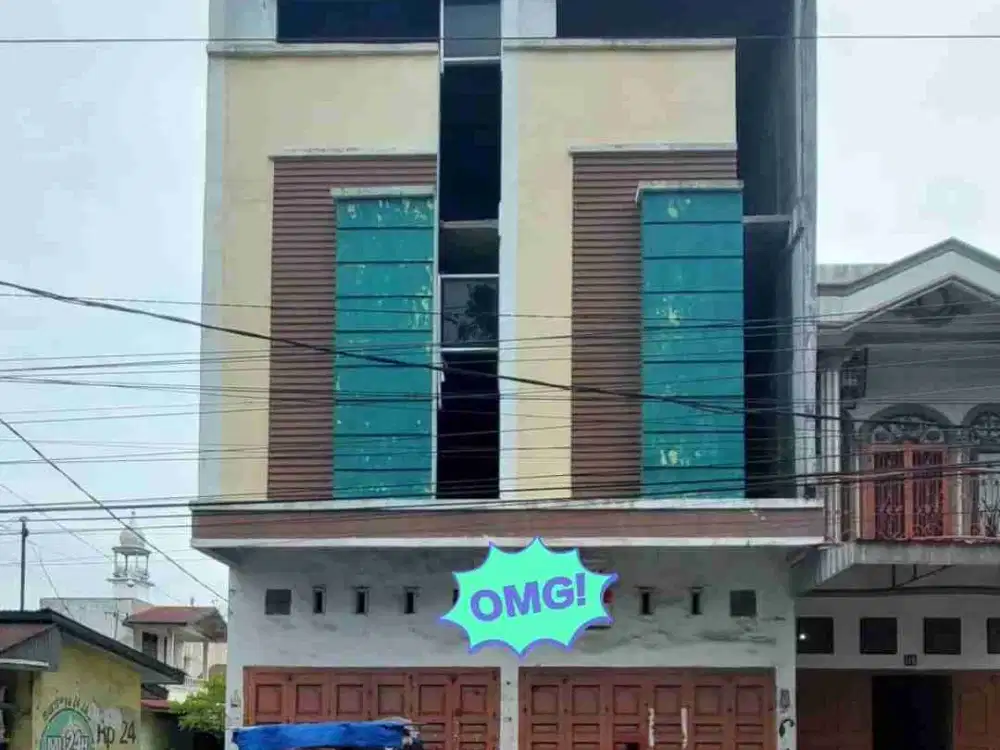 jual ruko gandeng murah jalan Denai dekat Sutrisno AR Hakim Mandala