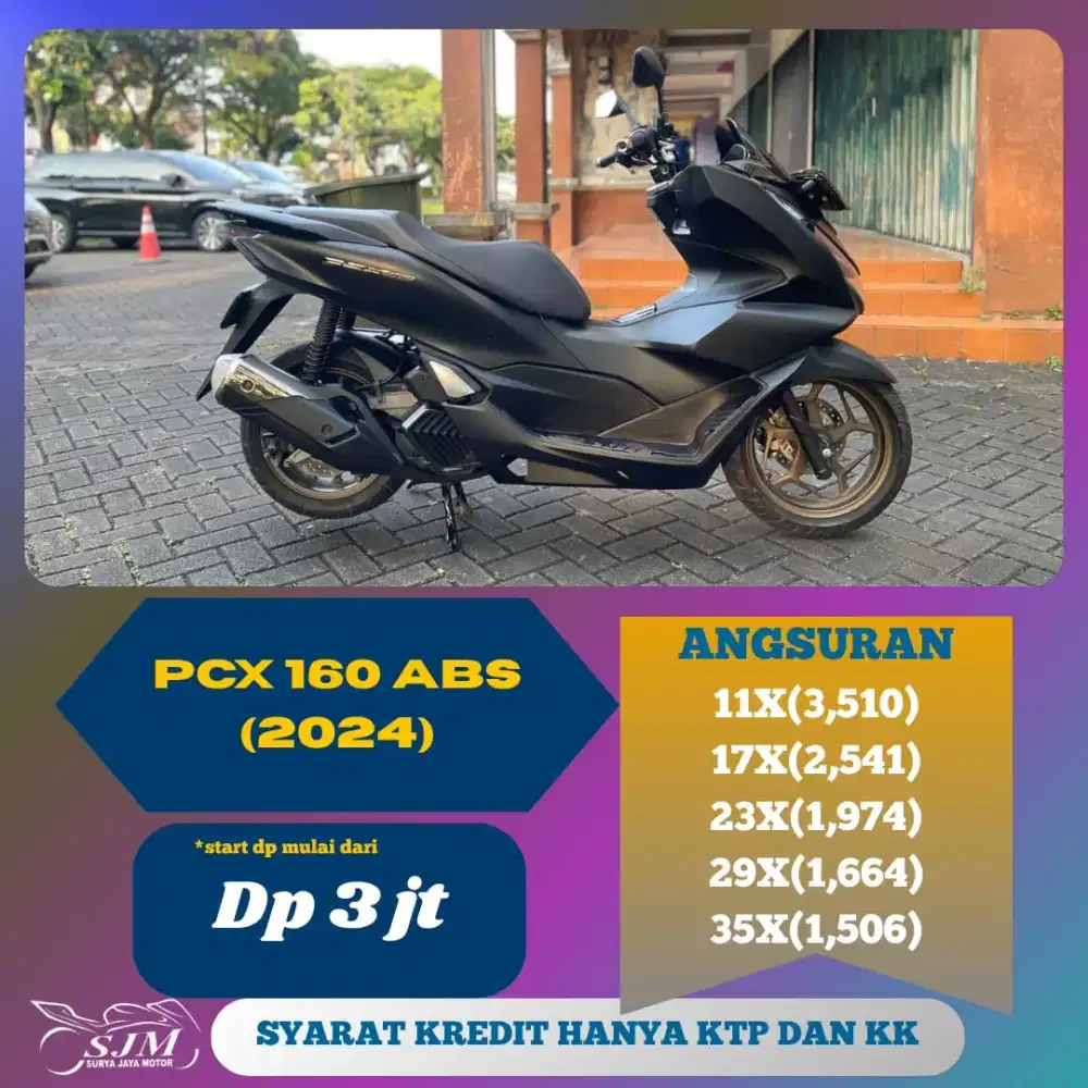 HONDA PCX 160 ABS 2024 MESIN HALUS