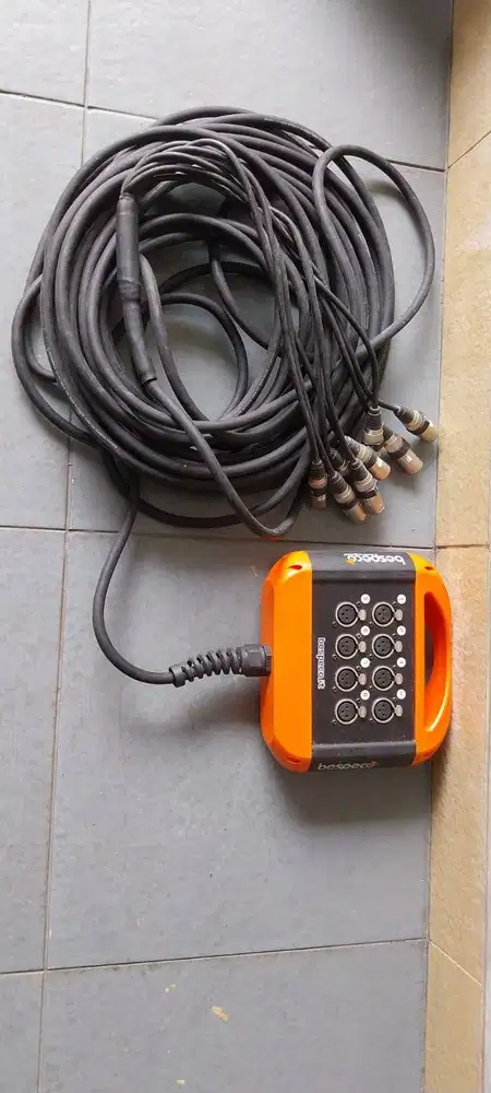 Dijual cepat snake cable Bespeco 8 Channel XLR