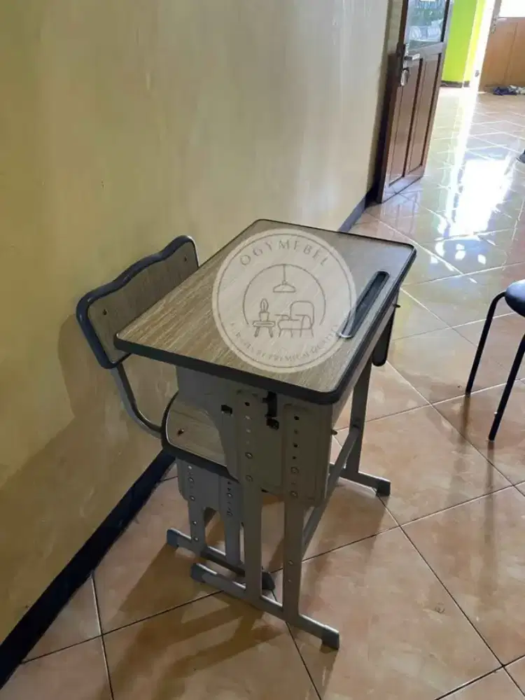 DISKON ! MEJA SISWA SET RANGKA BESI TERMURAH SALE