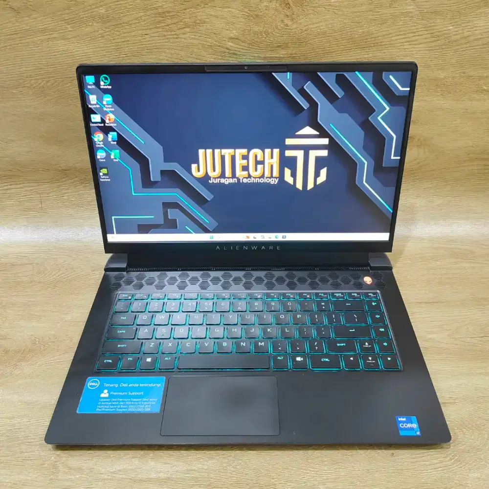 Laptop Gaming DELL ALIENWARE Core i7 Gen 11 Dual VGA Ram 32GB  bonus M