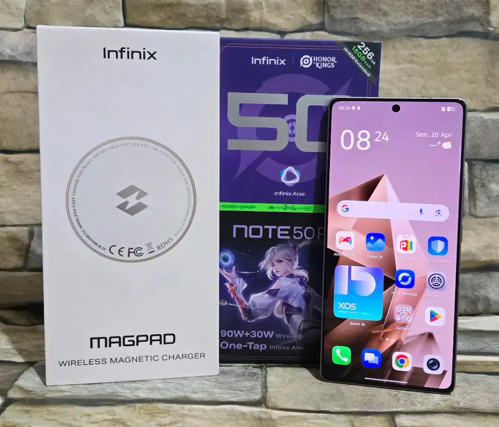 Infinix Note 50 Pro 8/256 4G Fulset segel mulus 98% Garansi panjang