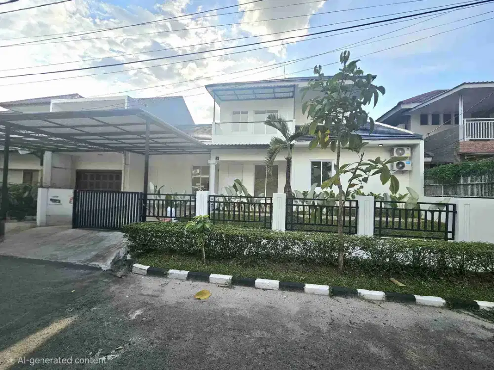 Disewakan Rumah mewah dan luas lingkungan nyaman di Bintaro Jaya Sek.9
